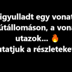 Kigyulladt egy vonat a vasútállomáson, a vonaton utazok… – Mutatjuk a részleteket: