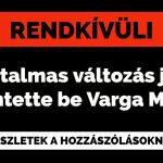 Hatalmas változás jön – Jelentette be Varga Mihály