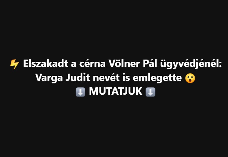 Elszakadt a cérna Völner Pál ügyvédjénél: Varga Judit nevét is emlegette