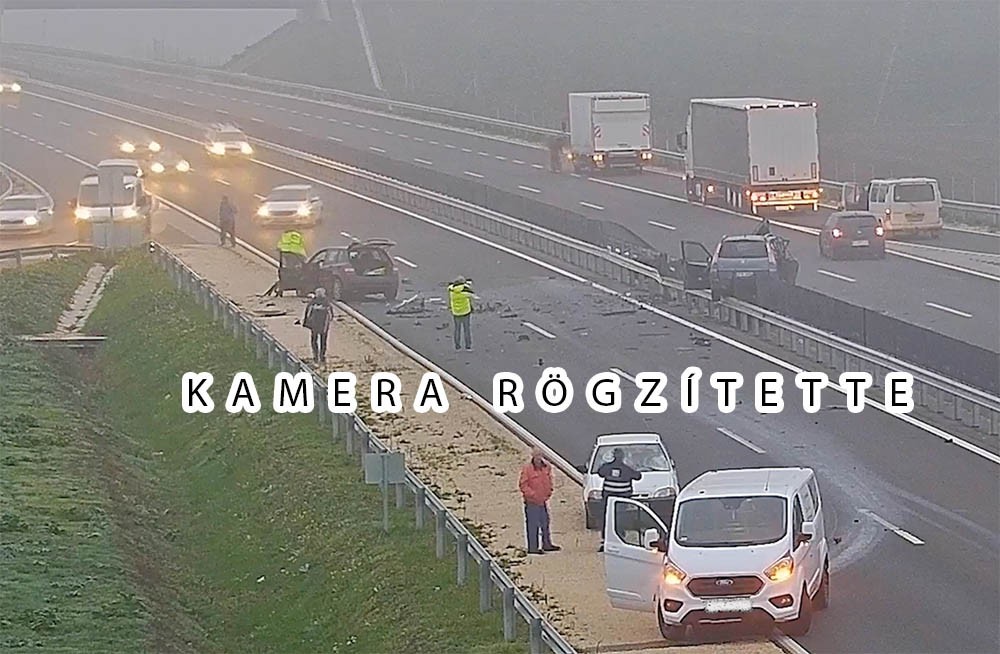 1PERCE ÉRKEZETT: HALÁLOS baleset ! Rohantak a mentők: Közel 5 km-es a torlódás, SÁVZÁRÁS!