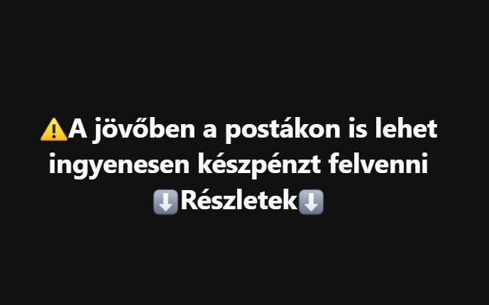 A jövőben a postákon is lehet ingyenesen készpénzt felvenni