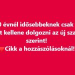 A 40 évnél idősebbeknek csak heti 3 napot kellene dolgozni az új szabály szerint!