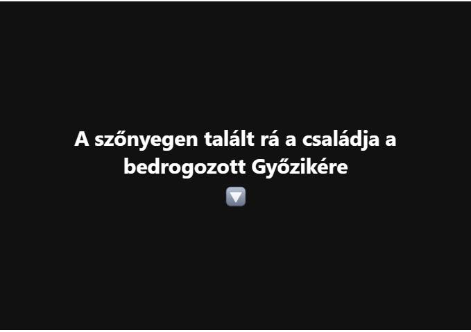 A szőnyegen talált rá a családja a bedrogozott Győzikére