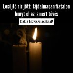 Lesújtó hír jött: fájdalmasan fiatalon hunyt el az ismert tévés