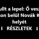 Lehullt a lepel: Ő veszi át napokon belül Novák Katalin helyét