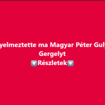 Figyelmeztette ma Magyar Péter Gulyás Gergelyt