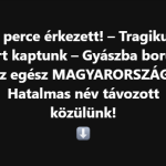 Gyászba borult az egész MAGYARORSZÁG! Hatalmas név távozott közülünk!