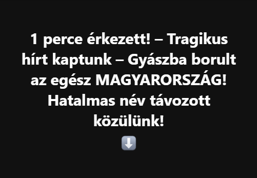 Gyászba borult az egész MAGYARORSZÁG! Hatalmas név távozott közülünk!