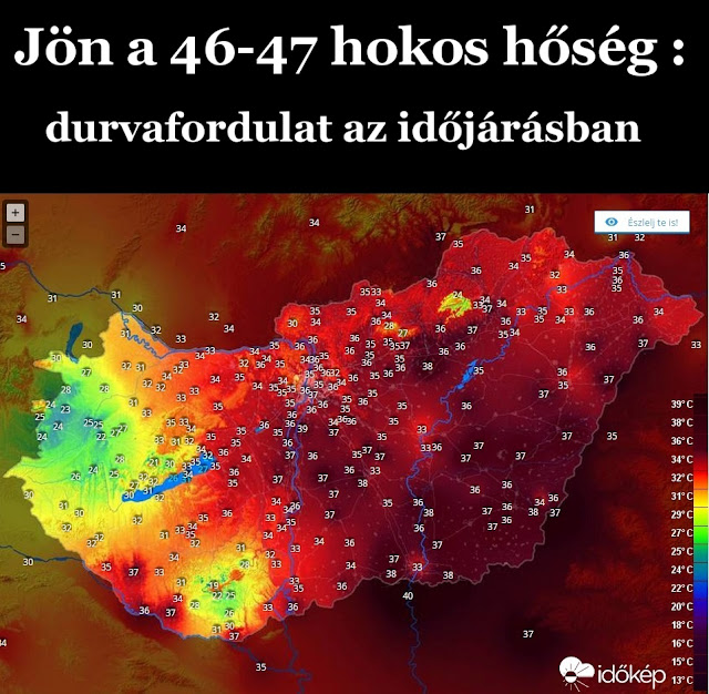 Váratlan Fordulat az Időjárásban: 46-47 Fokos Hőségek Jöhetnek